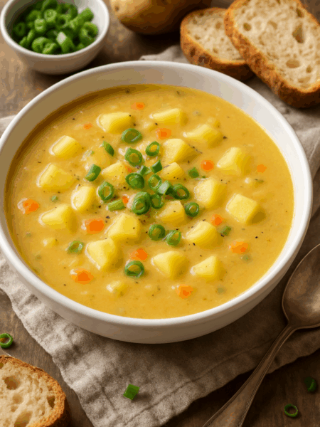 vegane Kartoffelsuppe