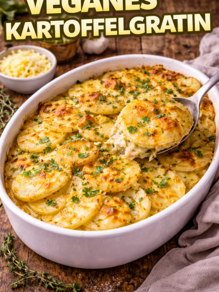 Bild von veganem Kartoffelgratin