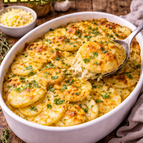 Bild von veganem Kartoffelgratin